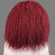 女士卷曲真人假发 250% 密度无胶全机织假发 无蕾丝假发 - S99J - 查看 6