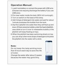 Jellyfish Lamp,Artificial Jelly Fish Tank Aquarium Light With Color Changing Light,Table Lamp Night Light Mood Light For Home Office Room Desktop Decoration,USB/Battery Powered(Battery Not Included)