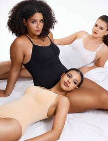 Nebility Shapewear Bodysuit For Women Tummy Control Body Shaper Seamless  Snatched Waist Trainer Body Suit - trắng - Xem 4