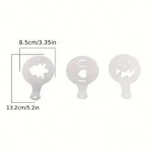 16/32/80pcs/ Randomly Sent Patterns, Coffee Art Template Set - Cappuccino And Latte Foam Decorative Template, Easy To Clean Plastic Mold, Suitable For DIY Drinks And Cake Design, Perfect For Home Baristas Back To School