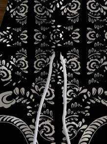 1set Men's Fashionable Casual Digital Print Hoodie Set