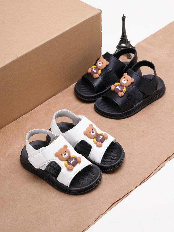 1 Pair Children Cartoon Sandals, New Summer Kids Soft Bottom Anti-Slip Casual Beach Shoes For Boys And Girls