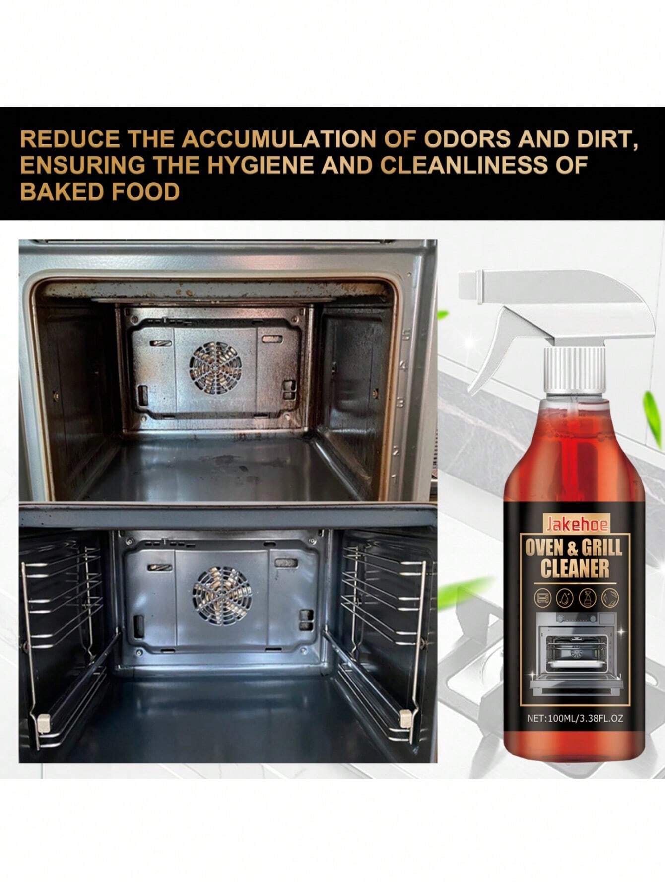 Stove & Oven Foaming Cleaning Agent - Specialized Oven Grill Cleaner ...