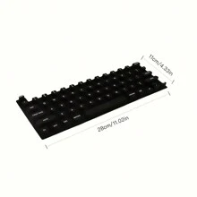 Silicone Keyboard Cover For Long Nails, Scratch-Resistant, Ergonomic Design, Easy Typing, Waterproof, With Keycap Puller For Cleaning - Fits Keyboards! - None - View 3