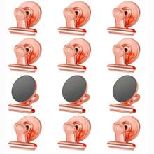 12 Packs Fridge Magnets Fridge Magnets Magnetic Clips Heavy Duty Detailed List Display Paper Fasteners For Home, Office And Education - Multicolor - View 6