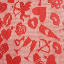 1 Set Valentine's Day Lace Table Decor, Restaurant Tablecloth, Valentine's Day Table Runner, Valentine's Day Tablecloth, Valentine's Day Decoration, Heart-Shaped Lace Table Decor, Home Dining Table Decor, Wedding, Anniversary, Home Decoration, Scene Decoration, Theme Party Decoration