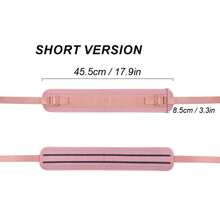 1pc Pink Hip Thrust Training Belt For Dumbbell,Hip Resistance Band With 14cm Width, Hip Pad For Glute Bridge & Butt Exercise, For Dumbbell & Kettlebell Workout, Bow Step & Reverse Squat Gym Accessories, Sport, Gym, Home Exercise, Gym Weights, Weights, Women's Weights