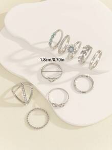 Bohemian Style - Fashionable - Elegant - Luxurious Ring Set, Personal Jewelry For Women, Perfect Gift For Her, Wedding Jewelry Gift