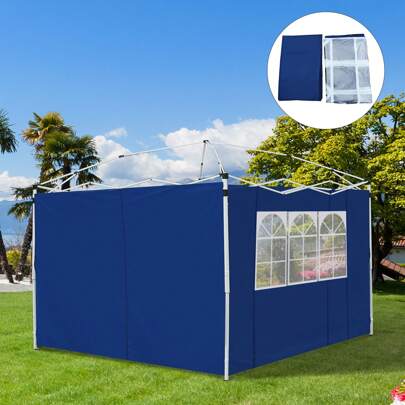  Outsunny 3 Meters Gazebo Replaceable Exchangeable Side Panel Wall Panels Walls With Window 3 Colours