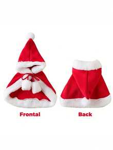 1pc Pet Christmas Photo Outfit, New Year Christmas Pet Apparel, Festive Costume, Special Pet Clothing Halloween Halloween Costumes - Multicolor - View 5