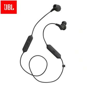JBL Bluetooth Headset Run BT2 Neck-Hanging Sports Wireless Bluetooth Headset In-Ear Magnetic Suction Anti-Lost Gaming Music Headset IPX5 Waterproof Type-C Charging Black
