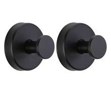 2 szt. stal nierdzewna przyssawka haczyk do łazienki, bez wiercenia, wieszak na ubrania, haczyk samoprzylepny, przyssawka próżniowa, pojedynczy haczyk do prysznica - łatwy montaż, matowe wykończenie w kolorze czarnym/złotym/srebrnym - idealny do ręczników, szlafroków i myjek łazienkowych na szklanych drzwiach, płytkach i lustrach