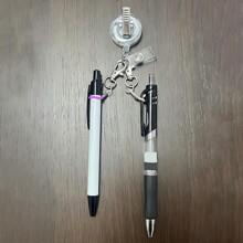 5pcs/10pcs Colorful Pen Holder Clips With Silicone Grips, Metal Lobster Clasp Attachments For Nurse Badge Reels And Lanyards Back To School