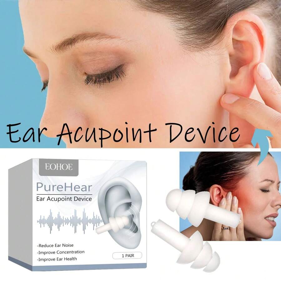 Acupoint Massage Plug Relieves Ear Tinnitus, Back And Back