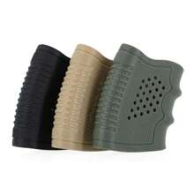 手枪防滑软胶保护套握把手套枪套狩猎用黑色绿色枪支配件 - 彩色 - 查看 2