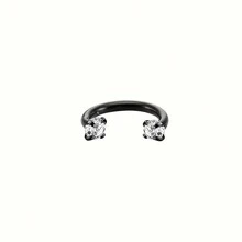 1 pezzo Anello a forma di C elegante e seducente in acciaio inossidabile per labbra, naso, piercing semplice per il corpo come regalo per feste e vacanze