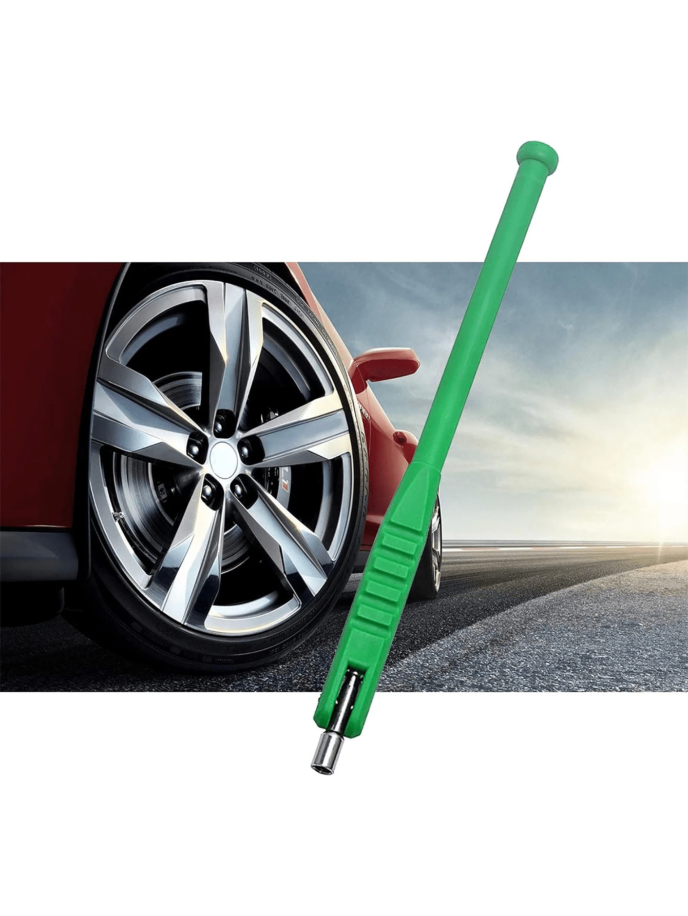 Puller Valve Tool, Tire Valve Stem Puller, Tire Plug Core Remover, Motorcycle Air Valve Puller Tube Tire Stem Tool, Portable Blue 80x10mm/3.1x0.4in