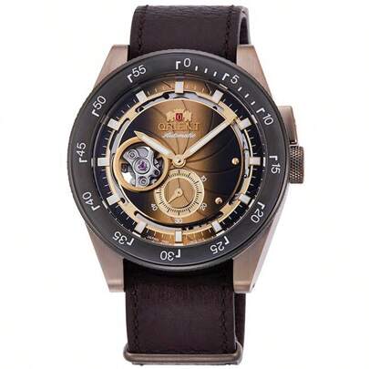 Retro Future Camera Automatic Brown Dial Men's Watch Item No. RA-AR0204G00B