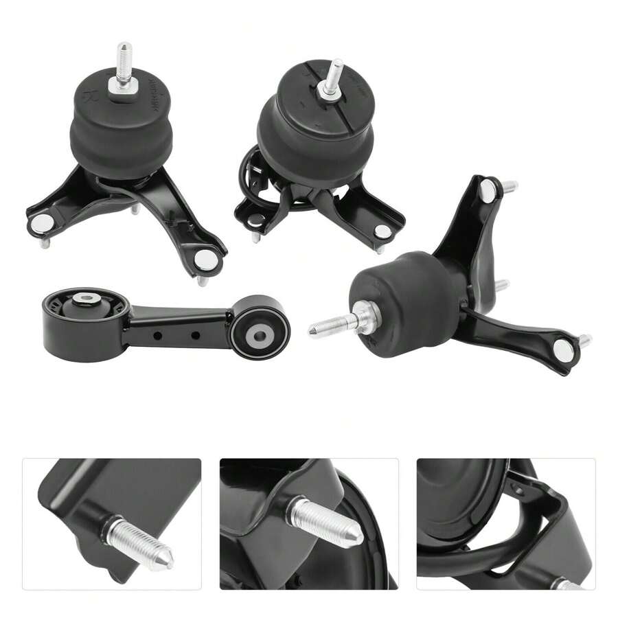 4pcs Engine Motor & Trans Mount Set For 3.5L 07-17 Toyota Camry And 08-12 Avalon