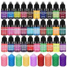 30 Colors 5ml High Concentrated Fragrance Dye, DIY Handmade Soap, Squeeze Ornament Silicone Coloring, Candle & Soap Making Dyes, Room Decor, Gifts Birthday Graduation - Multicolor - View 1