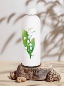 1 szt. 500 ml spersonalizowany kubek termiczny z personalizowanym imieniem i motywem kwiatowym, prosty cylindryczny kubek do kawy, kubek podróżny do samochodu, spersonalizowany kubek termiczny, spersonalizowany prezent urodzinowy, prezent dla druhny, wykwintny, wysokiej jakości, spersonalizowany na rocznice, na Walentynki, na Dzień Matki, na urodziny, na Dzień Ojca, na ukończenie szkoły, na wesela, na parapetówkę, gotowy na brunch