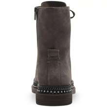 Vince Camuto Branda Sable Zipper Closure Rounded Toe Chain Detailed Combat Boot - Brown - View 3
