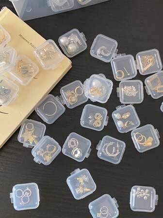 1 件迷你珠宝收纳盒，便携式拉链旅行珠宝收纳盒，女士礼品盒，多功能珠宝展示架，适用于戒指、吊坠、耳环、项链等。- 适合女孩和女士的礼品盒、万圣节礼品盒、圣诞节礼品盒。