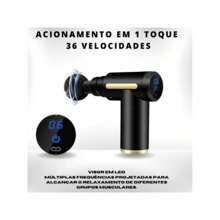 Electric Massage Gun With Display And 4 Heads PREMIUM High Frequency Muscle Massager - 顏色隨機 - 查看 7