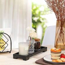 Vanity Tray - 1 Piece Shatterproof Silicone Kitchen And Bathroom Counter Tray, Kitchen Sink Soap Dispenser Tray, Bathroom Vanity Tray, Perfume Key Tray, Bathroom Toilet And Bathroom Countertop Silicone Tray, Toilet Tray, Hand Sanitizer And Perfume Storage Tray, Daily Jewelry And Decorative Storage Jewelry Display Trays Home Bathroom Decor Bathroom Organizer Fall Decor Back To School