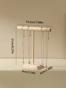 1件/2件/3件便携式实木手链T型珠宝展示架，适用于手链、手表、项链、家居收纳架，适合旅行、凉爽返校 - 款式 - 查看 13