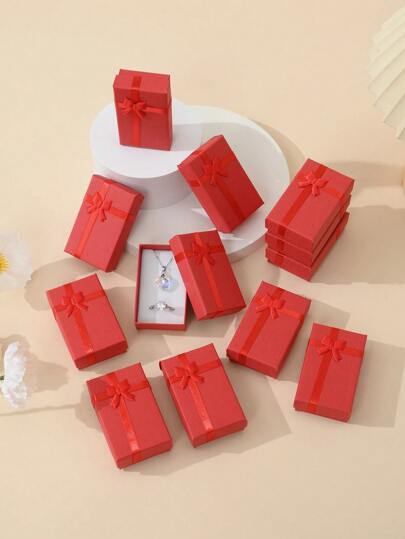 12 件，珠宝礼盒项链耳环戒指手镯纸盒，礼品盒丝带包装盒婚礼装饰盒礼品盒，最便宜的商品，小型企业用品，包装盒，婚礼装饰，婚礼，礼品盒，婚礼用品，女士情人节阳光旅行酷炫返校礼物