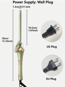 CRASTS 1入組塑料捲髮器現代綠色家用專業捲髮器 - 綠色 - 查看 3