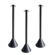 Pedestal Posts Organizer Queues Risk Areas Lottery Banks Black + Chain - màu đen - Xem 1