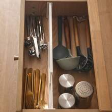 1 件式抽屉分隔收纳架，可调节塑料隔板，用于内衣、袜子和其他物品，正装裤子鞋子牛仔裤靴子裙子卧室，收纳盒，收纳盒，家庭收纳，女式白色 T 恤，女式黑色裤子，女士冬装，连衣裙，女士冬装，优雅女装，女士白衬衫，长袖，女士白色连体裤，女士春季连衣裙，女士春季服装，春季，春季服装，极简主义，夏季上衣 - 白色 - 查看 6