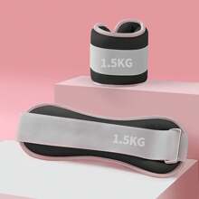 MEIYIXING 1 Paar Eisensandgewichte, Beingewichte für Fitness-Laufen, Bein- und Handgelenks-Trainings-Sandtaschen für Tanztraining mit Heimtrainingsgeräten für Bein- und Handgelenksübungen, unisex Fitnessausrüstung (0,5-1,5 kg, rosa)
