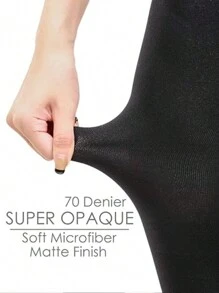 1/2 pary damskich rajstop 70D Sexy Slimming Sheer Opaque Tight, proste legginsy w jednolitym kolorze, eleganckie pończochy
