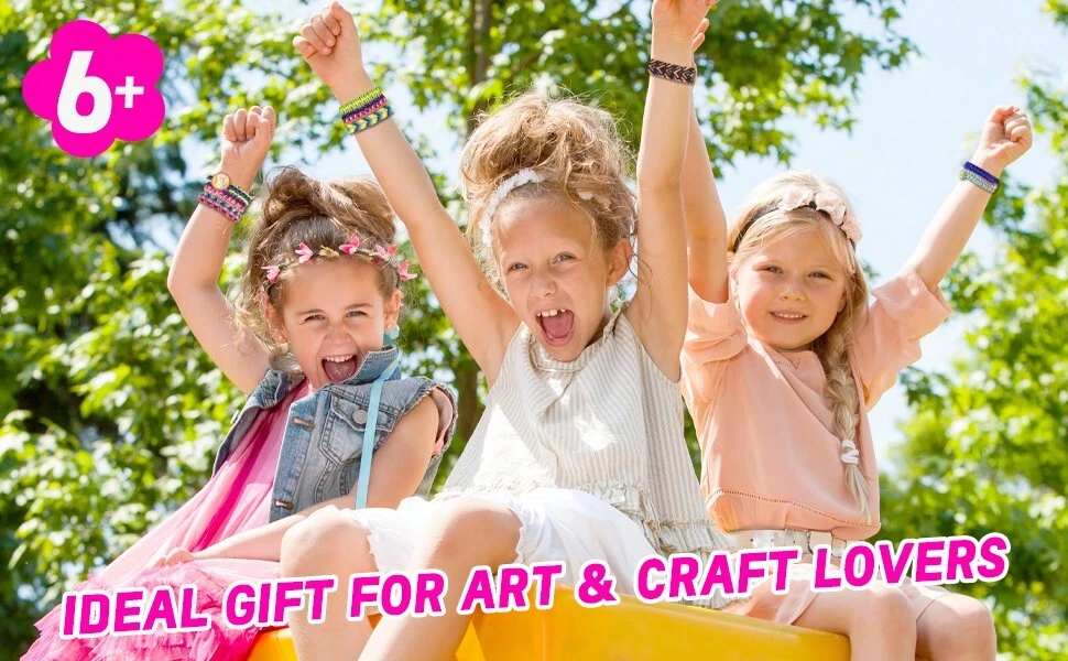Kit De Manualidades Para Hacer Diademas DIY | Set De 6 Diademas Y 43 Adornos Para Niñas De 5 A 10 Años