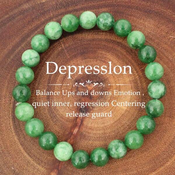 1 pieza Pulsera de jade real para mujeres y hombres, pareja, pulsera de cuentas verdes genuina, liquidación, joyería de dama, brazaletes de buena suerte, regalos de Navidad para esposa, día de los abuelos de nieto y nieta