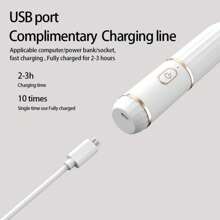 1pc Wireless Electric Milk Frother, Home Electric Milk Foamer, Coffee Stirrer, Milk Foam Maker, Automatic Hand-Held Milk Frother 2-In-1 USB Rechargeable Electric Milk Whisk & Coffee Mixer, Back To School Season - Multicolor - View 10