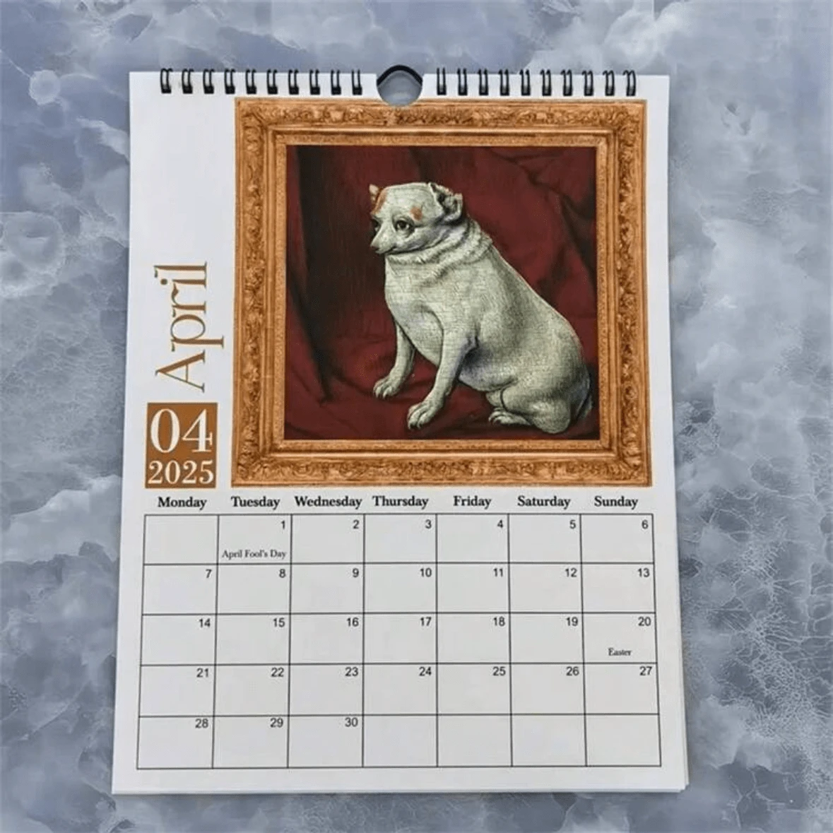 NEW-2025 Wall Calendar Dogs Mystiques Medieval Dogs Wall Calendar ...