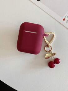 Cherry Bow Earphone Case Compatible With IPhone Earphones, 1/2 Earphone Protector, New Wireless Earphone Protective Case For 3/Pro/Pro2, Boyfriend/Girlfriend Gift