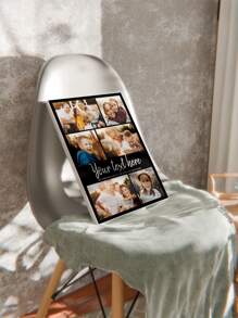 1Pc Personalized Photos To Canvas Print - Canvas Prints With Your Photos On Custom Wall Art For Bedroom, Van Gogh, Living Room, Wedding, Baby, Pet, Family, Love, Couple, Friend, Picture, Photo, Framed Wall Art, Gift, Best Friend Gift, Family Gift, Birthday Gifts, Gift For Family/Friend/Girlfriend/Boyfriend, Valentine's Day, Valentine's Day Decor Graduation,Graphic Print,Festive Calendar