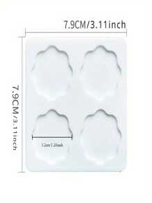Silicone Wax Seal Stamp Mold Kit - 1 Pc White Wax Seal Stamp Mold With Easy Release Design, Suitable For DIY Handicraft And Sealing, Adding Vintage Elegance To Your DIY Projects, Reusable High Temperature Resistant Seal Mold Pad
