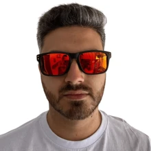 Holbrook Men's Sports Sunglasses Black 100% Polarized Finoti - Đỏ - Xem 2
