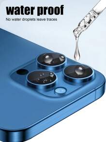 1 件装蓝鹰眼钢化玻璃镜头保护膜，防水、防刮、防碎边缘，适用于 11/12/13/14/15/16/16 Plus/16 Pro/16 Pro Max/17/17 Air/17 Pro/17 Pro Max 系列