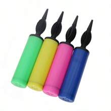1pc Portable Hand Pump Air Inflator, Mini Manual Air Pump Balloon Inflating Tool (Random Color) - Multicolor - View 1