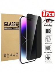 1 Stück Datenschutzbildschirmschutz, kompatibel mit Apple 17/17Pro/17Promax/16/16 Pro Max, entspiegeltes gehärtetes Glas Schutzhülle, Kratzfest, stoßfest, ölfest