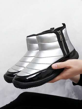 女士保暖防水舒适防滑休闲运动鞋