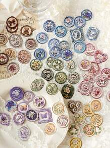 MOCARD 20 件/包复古浮雕贴纸，适用于剪贴簿、创意美学装饰贴纸、DIY 工艺材料、个性化日记本/礼物、学校用品、返校