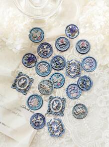 MOCARD 20 件/包复古浮雕贴纸，适用于剪贴簿、创意美学装饰贴纸、DIY 工艺材料、个性化日记本/礼物、学校用品、返校